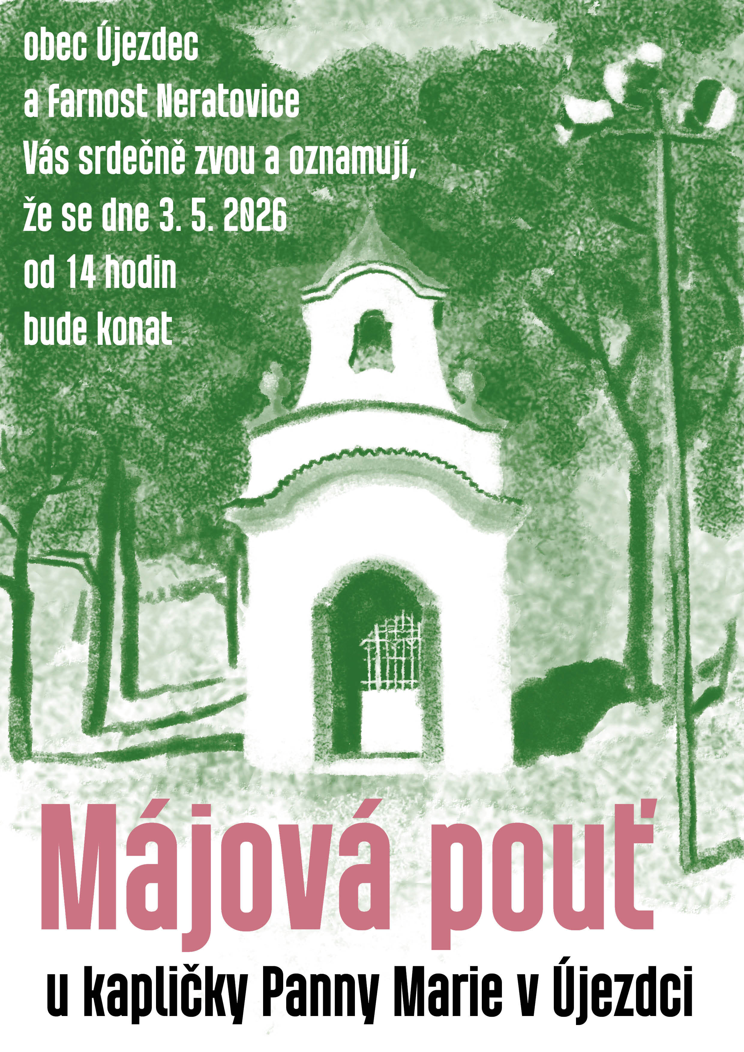 Májová pouť u kapličky panny Marie